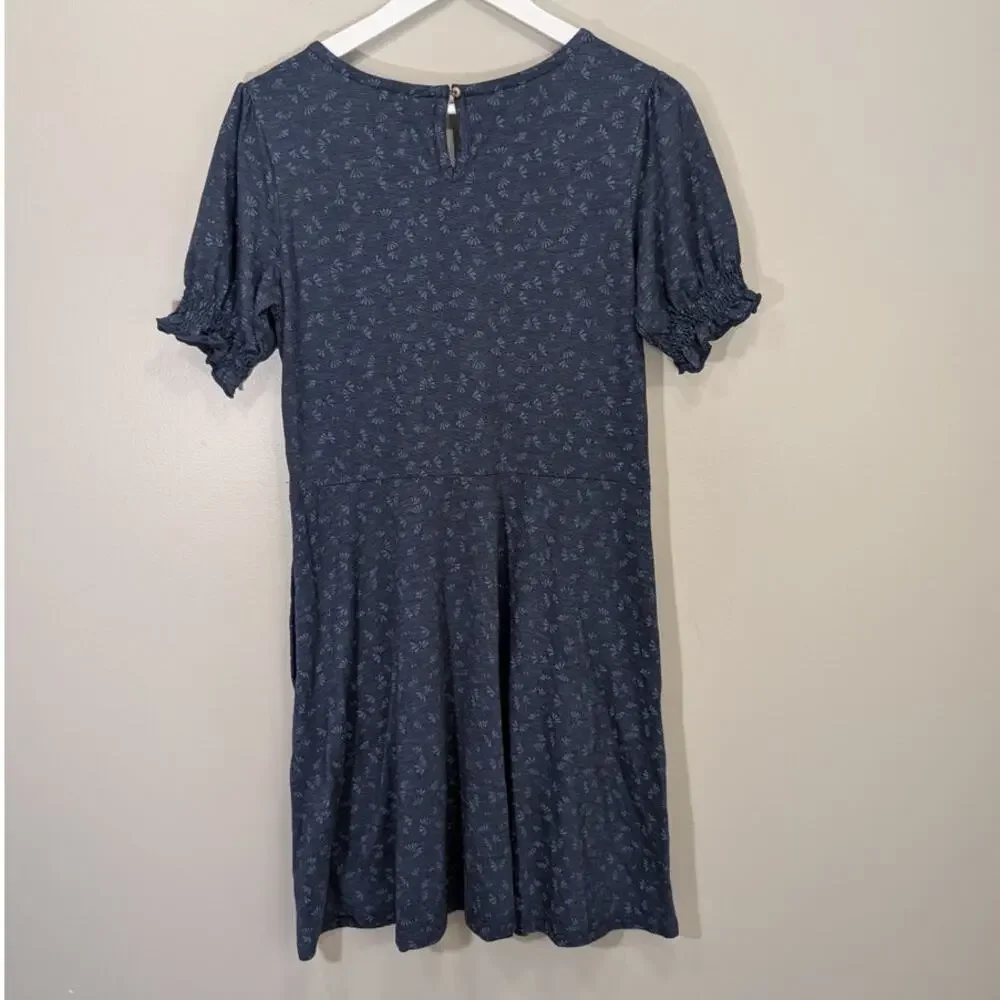 Toad & Co. Laurel Dress Blue CottageCore Coastal KidCore Feminine - Size M